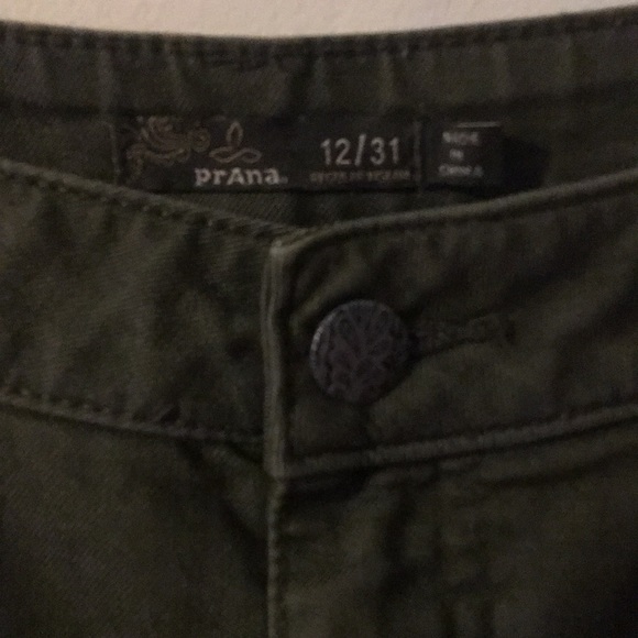 PrAna Kayla Olive Green Pants Sz 12/31 regular inseam - Picture 4 of 6